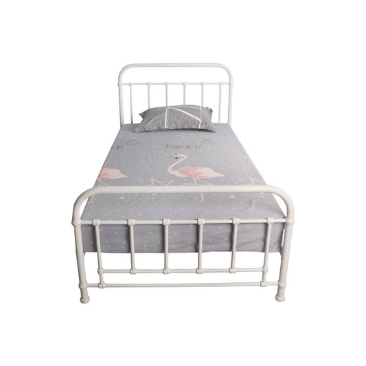 PICOLA SINGLE METAL BED WHITE