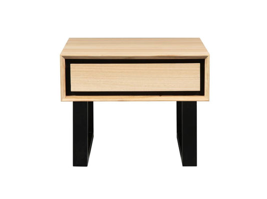 VORN MESSMATE LAMP TABLE SIDE TABLE 1 DRAWER  NATURAL