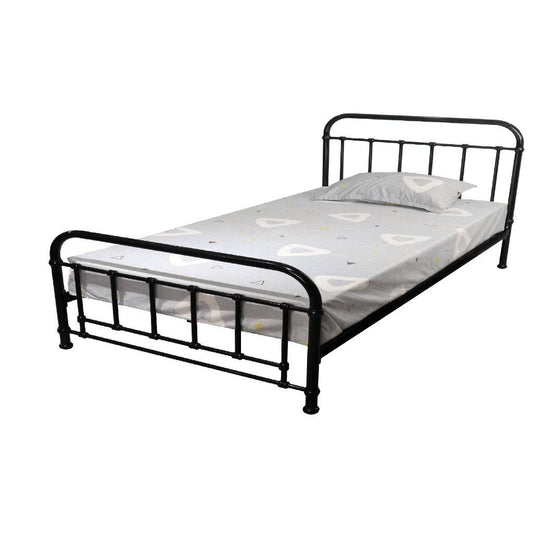 PICOLA SINGLE METAL BED BLACK