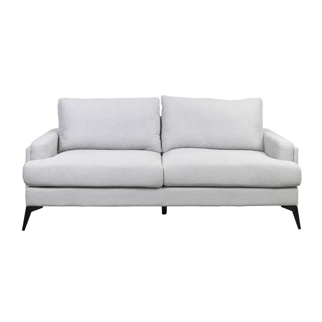 ALBERGO FABRIC 2-SEATER SOFA LIGHT GREY - MyChocolateWood