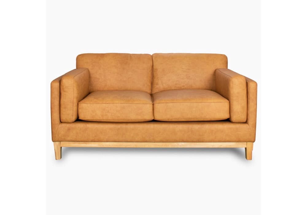 MARQUIS 2-SEATER OSLO LEATHER SOFA TAN