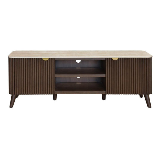 SEVERIN SOLID & VENEER MALAYSIAN HARDWOOD 2-DRAWER/2NICHE ETU