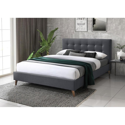 AMARA DOUBLE BED CHARCOAL MKII