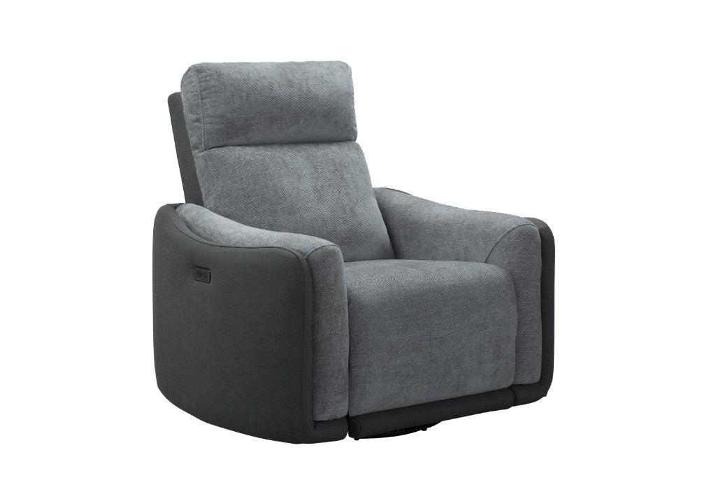 HITCHIN 1-SEATER ELECTRIC RECLINER ARMCHAIR GREY COLOUR
