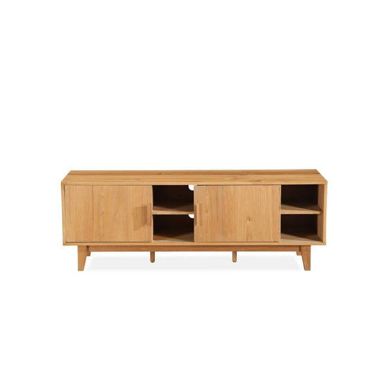 STROUD ELM VENEER TIMBER/MDF 2-DOOR ETU TV UNIT NATURAL