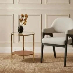 IRVINE FABRIC DINING CHAIR BLACK FRAME/ IVORY UPHOLSTERY