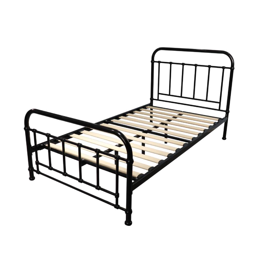 PICOLA SINGLE METAL BED BLACK
