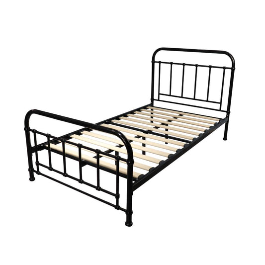 PICOLA SINGLE METAL BED BLACK