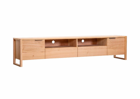 KIPLING MESSMATE TIMBER 2-DOOR 2-DRAWER ETU TELEVISION UNIT NATURAL