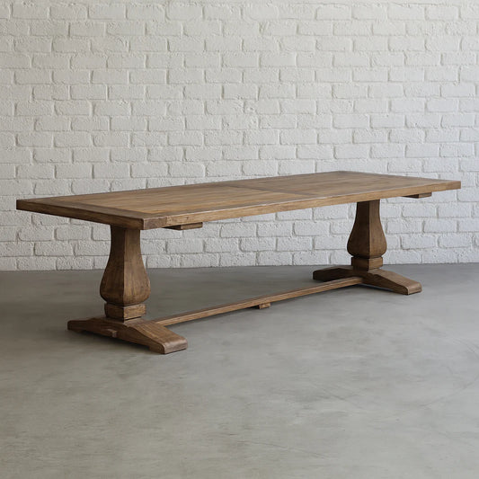 MADDOX RECLAIMED ELM DINING TABLE 300CM NATURAL