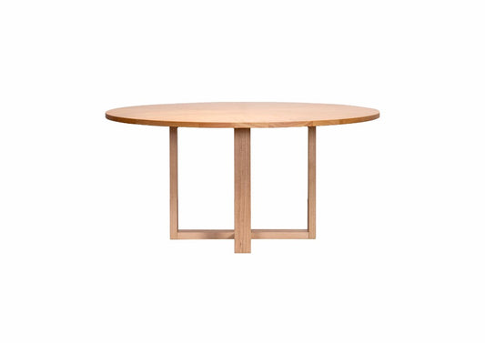 KIPLING MESSMATE TIMBER ROUND DINING TABLE NATURAL 160 CM