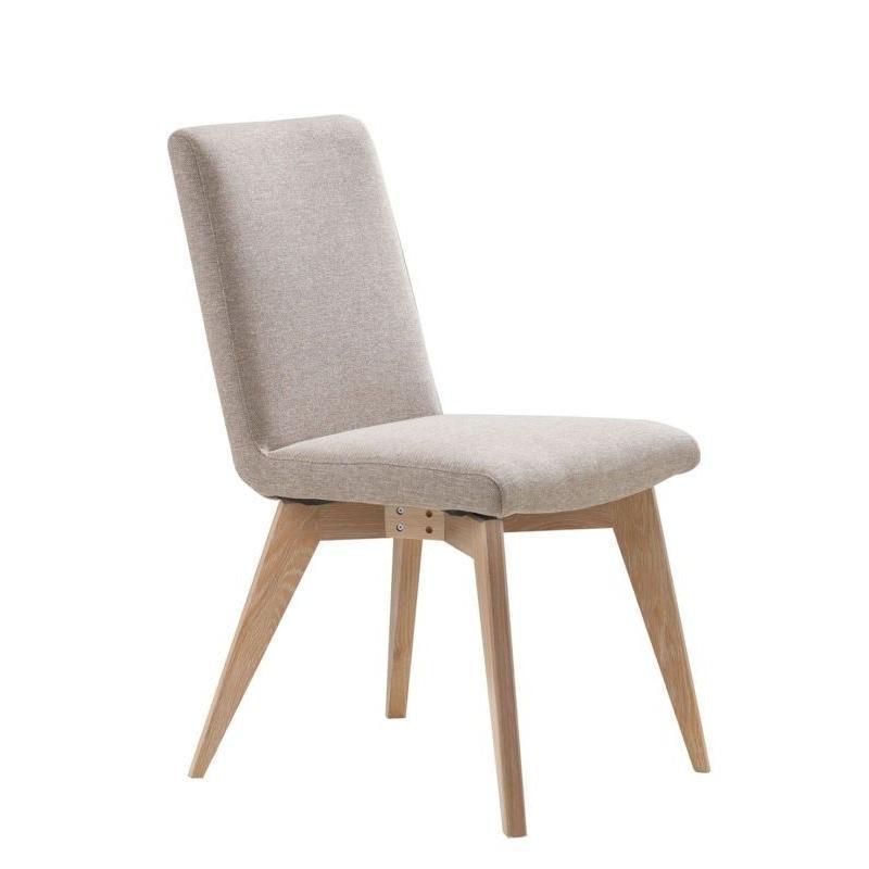 PORTLAND TOP QUALITY FABRIC DINING ROOM CHAIR WITHE AMERICAN OAK LEGS - MyChocolateWood
