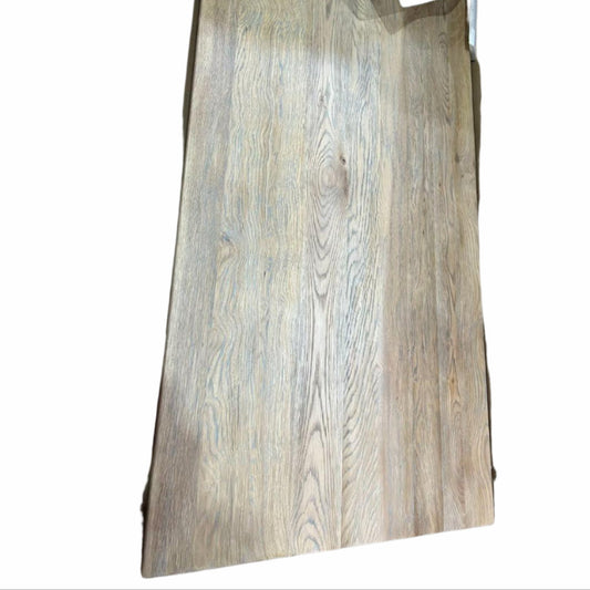 HAMPTON GREYWASHED OAK DINING TABLE 180CM - MyChocolateWood