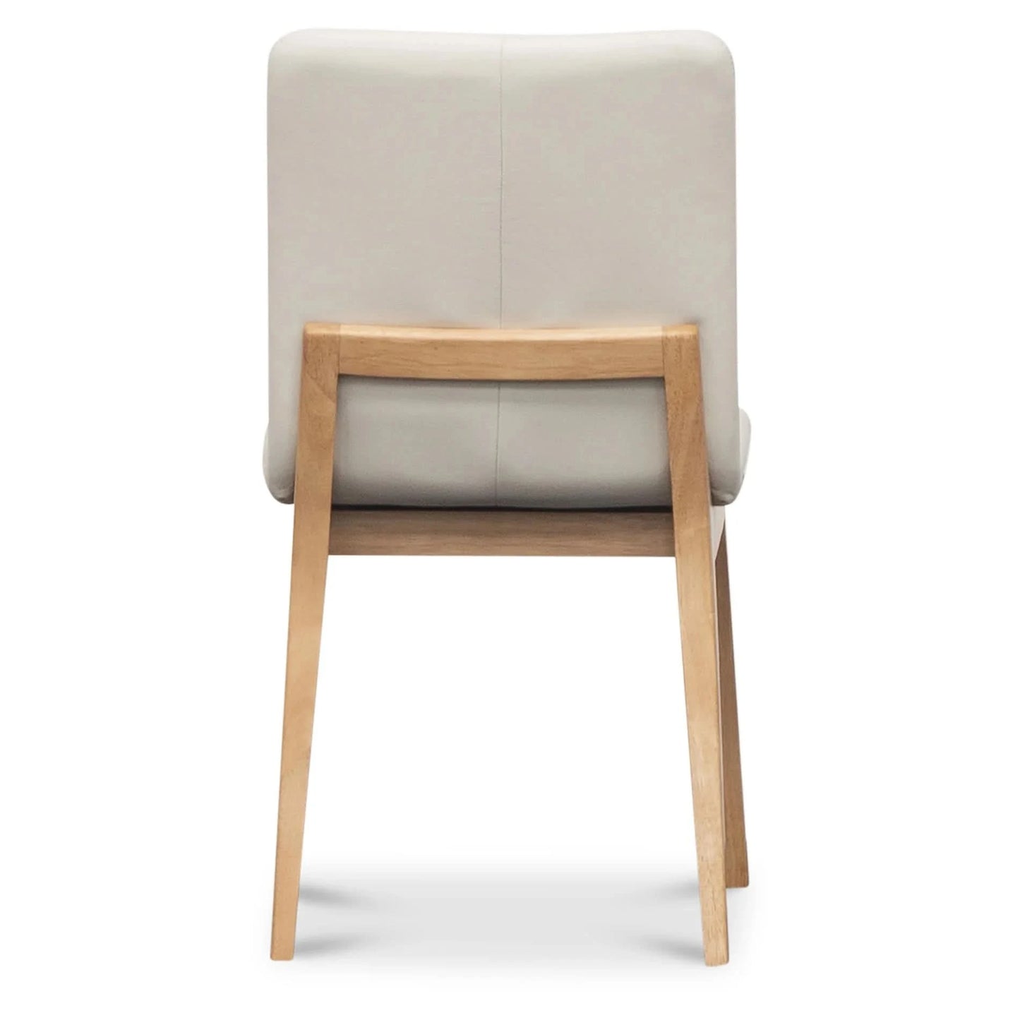 HARDIN LEATHER DINING CHAIR FROST/NATURAL