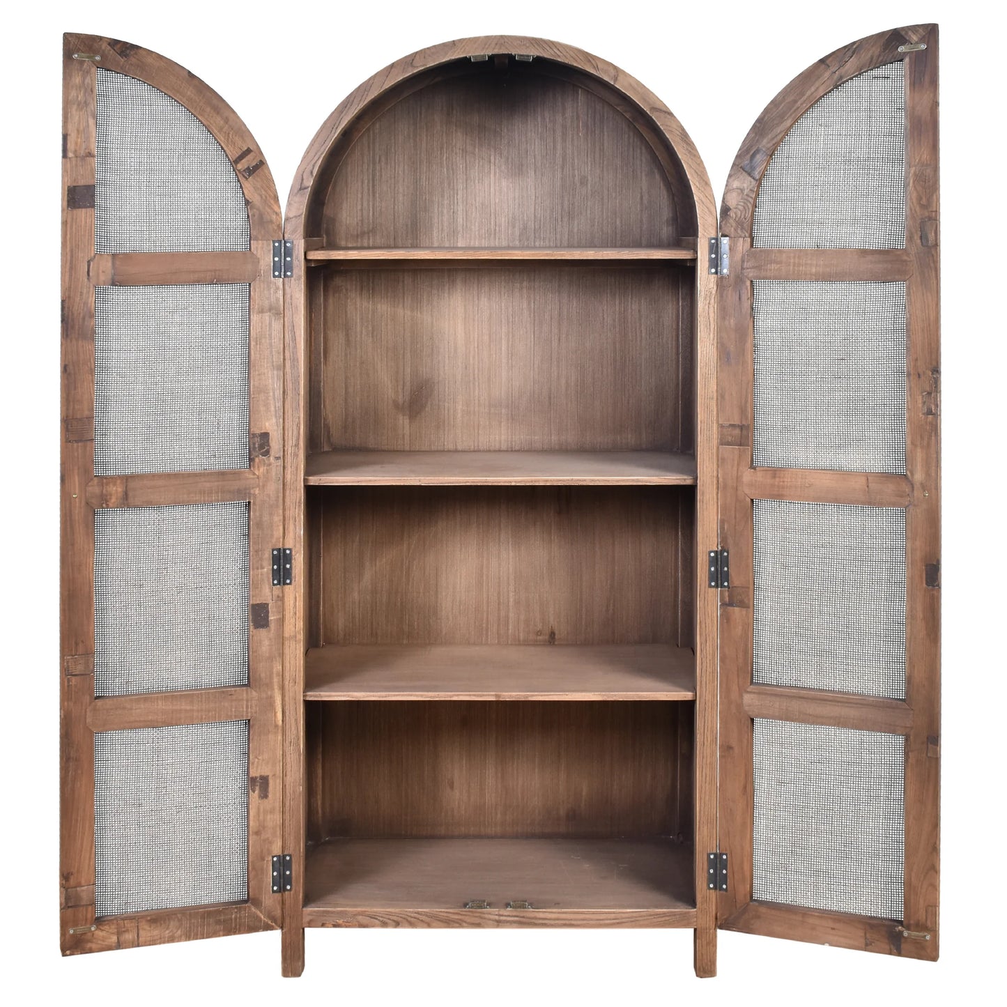JASPA ARCHED OLD ELM CABINET STORAGE CABINET CUPBOARD