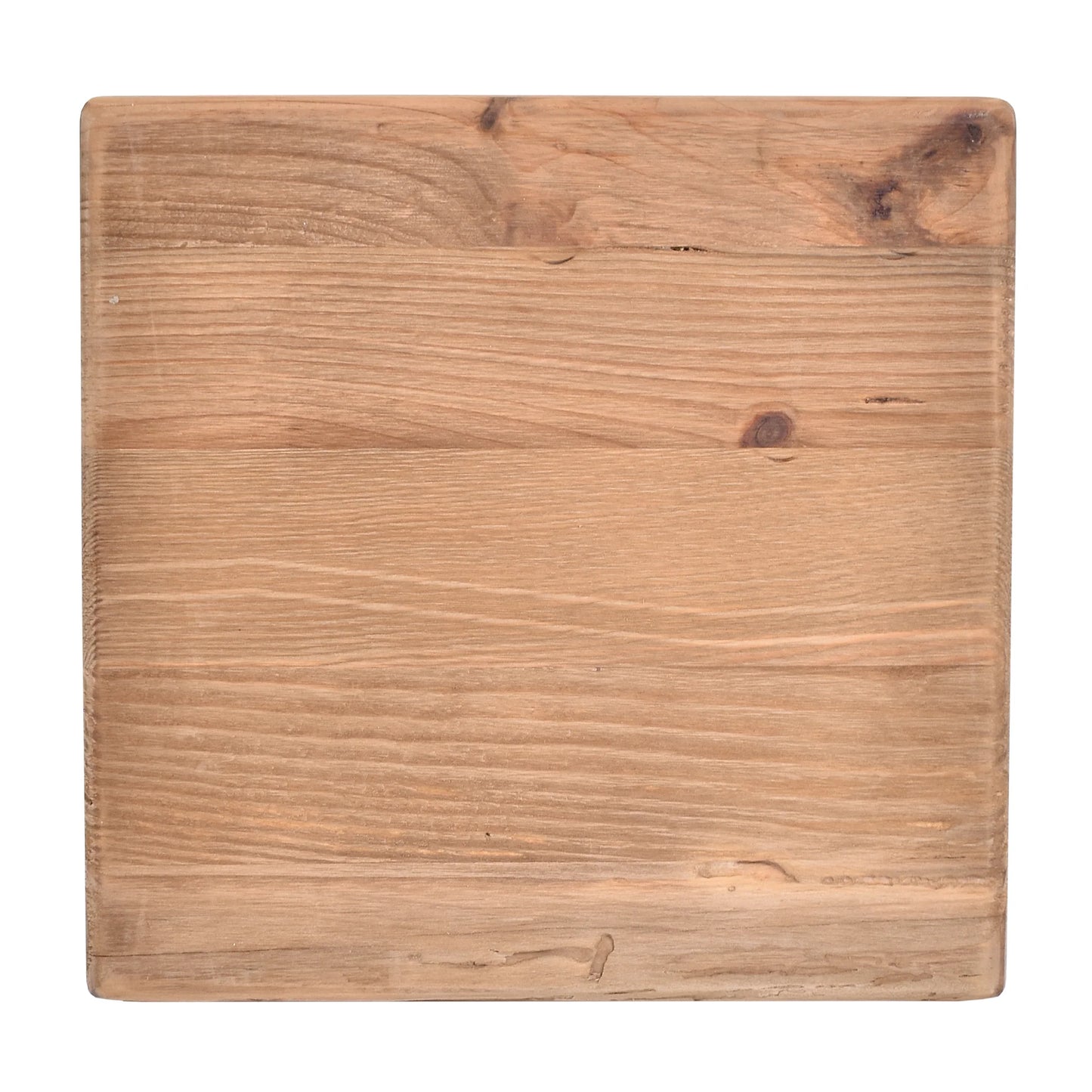 KANITZ RECYCLED PINE ZIGZAG STOOL/SIDE TABLE LAMP TABLE NATURAL