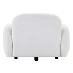 LORELEI CHENILLE ARMCHAIR/OCCASIONAL CHAIR WHITE