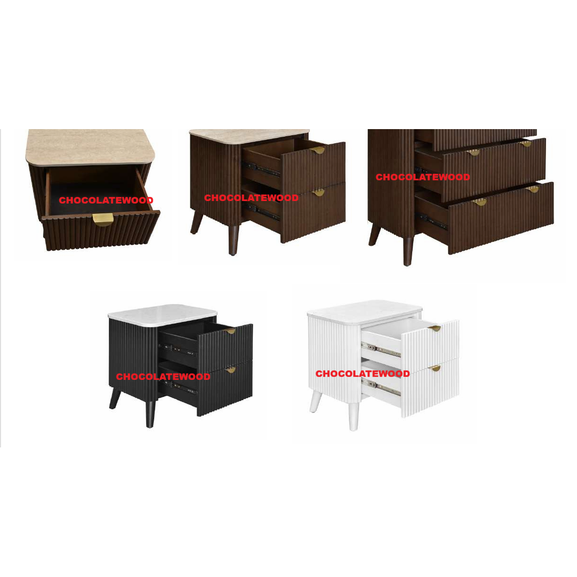 SEVERIN SOLID & VENEER MALAYSIAN HARDWOOD 6 DRAWER DRESSER/ 6 DRAWER CHEST OF DRAWERS WALNUT