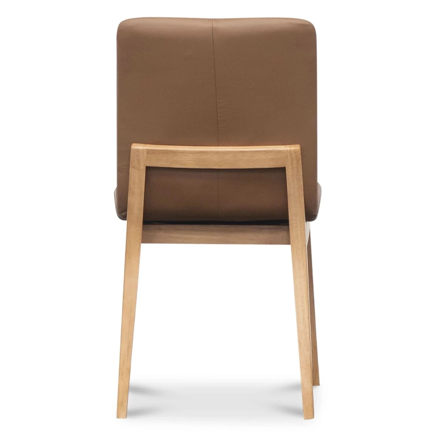 HARDIN LEATHER DINING CHAIR COGNAC/NATURAL