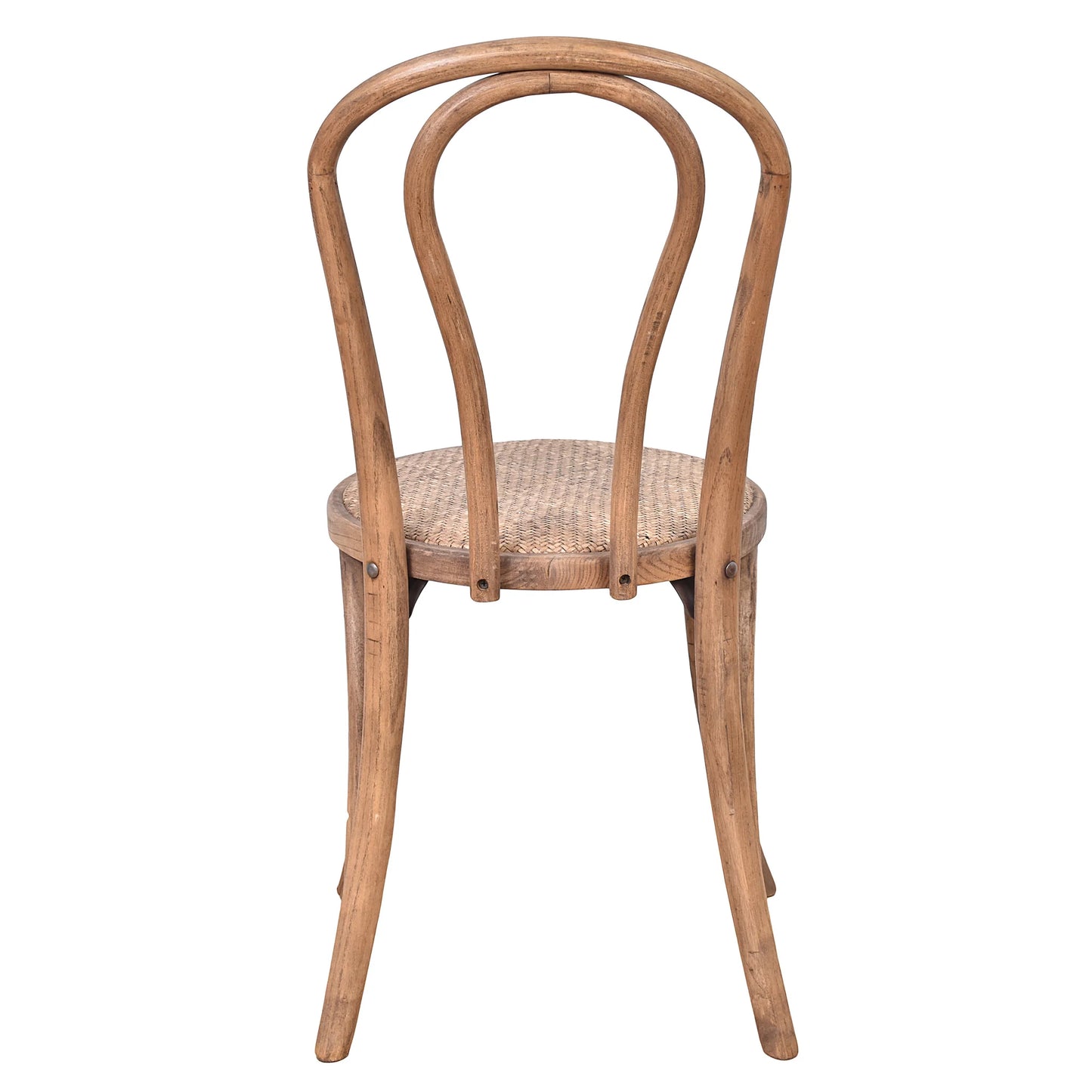 ROYSTON BENTWOOD DINING CHAIR WITH RATTAN SEAT NATURAL