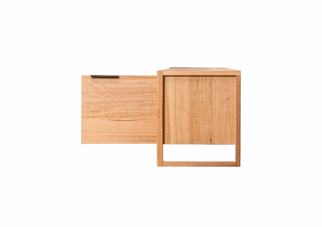 KIPLING MESSMATE TIMBER 2-DOOR 2-DRAWER ETU TELEVISION UNIT NATURAL