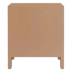 JAYLA LARGE MOCHA MOUSSE 2-DRAWER BEDSIDE TABLE