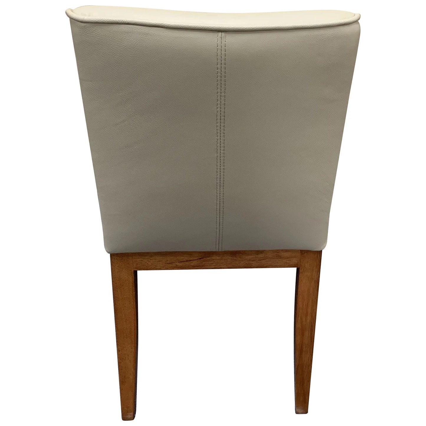 MORROW LEATHER DINING CHAIR LIGHT MOCHA/BLACKWOOD