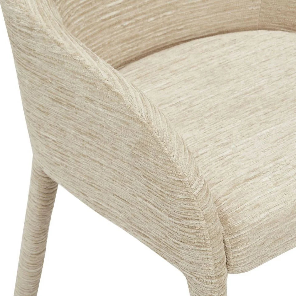 CHALMERS FABRIC DINING CHAIR BEIGE
