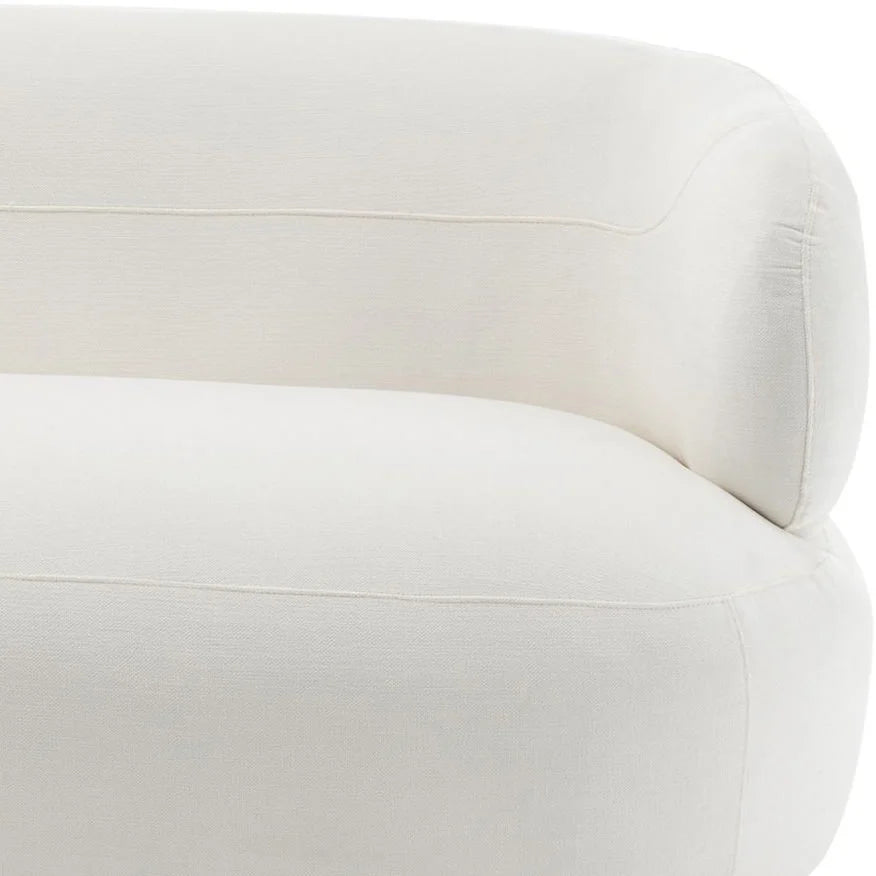 BEECHAM 3-SEATER CHENILLE SOFA WHITE