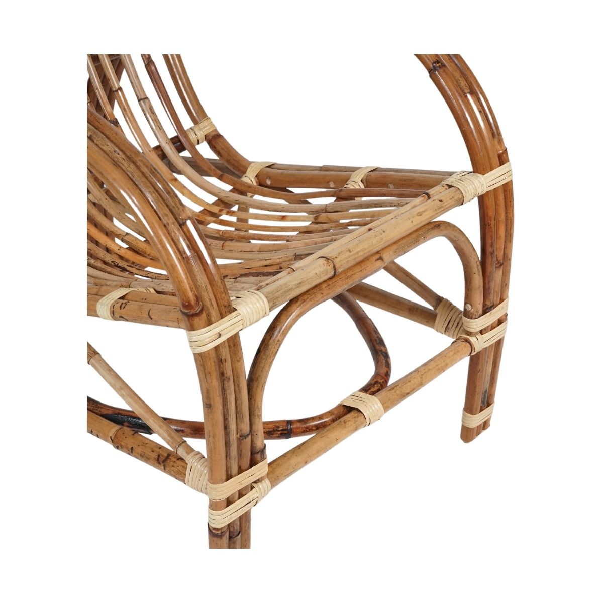 TOMO NATURAL RATTAN VERANDAH CHAIR LOUNGE CHAIR ACCENT CHAIR/ ARMCHAIR /EASY CHAIR
