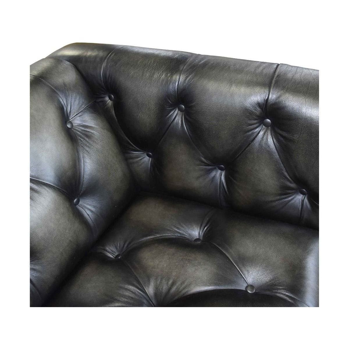 SOPHIA GENUINE TOP GRAIN LEATHER 3-SEATER SOFA ILLYRIAN COLOUR
