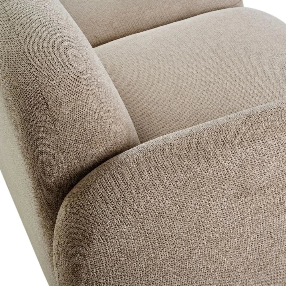 LORELEI 4-SEATER MODULAR SOFA CHENILLE - TAUPE COLOUR