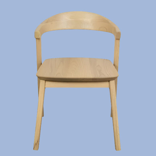 FYNN SOLID OAK DINING CHAIRS IN NATURAL SET OF 2 - MyChocolateWood