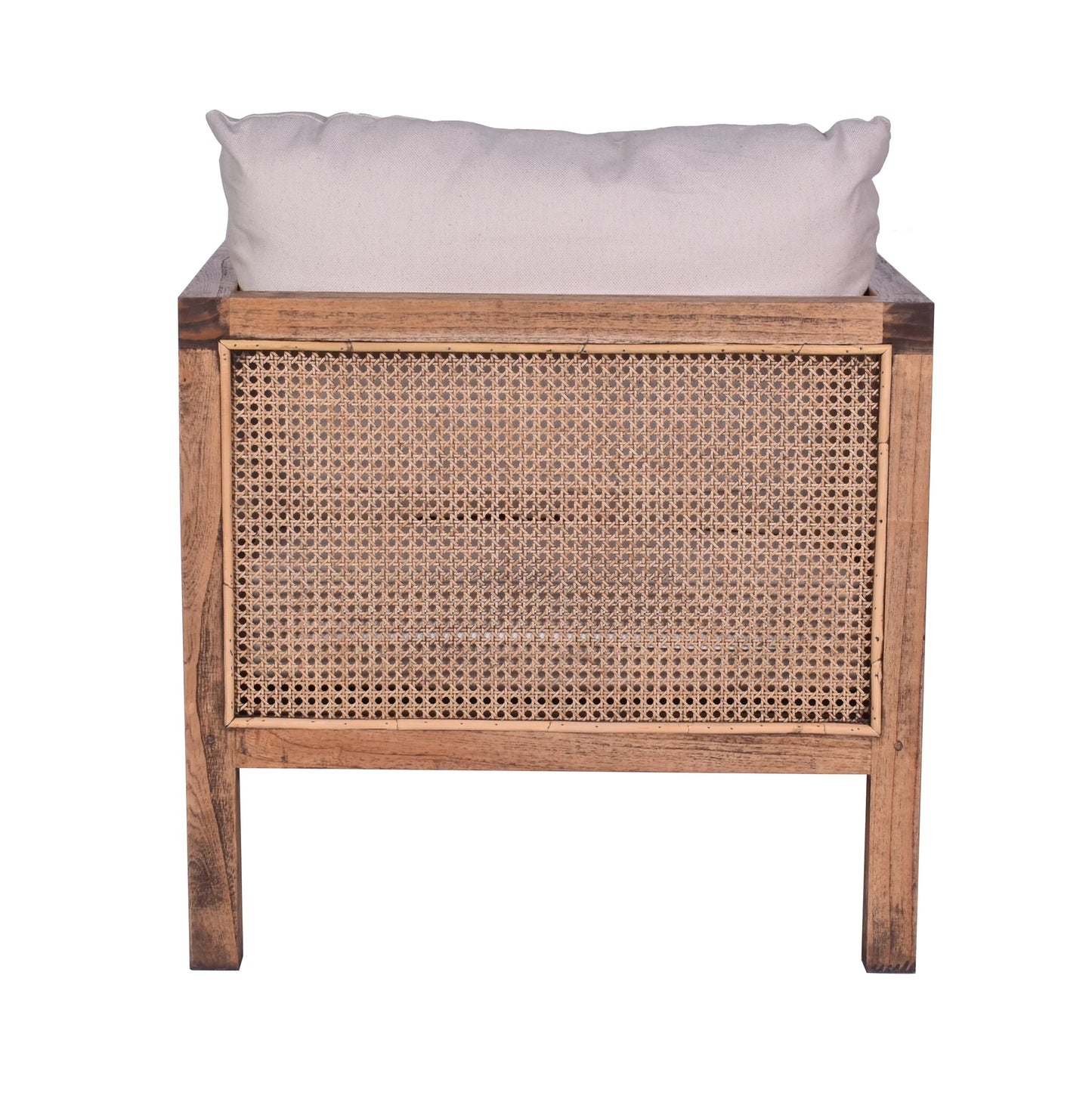 ANGOSIA RATTAN ARMCHAIR IN LIGHT TOBACCO