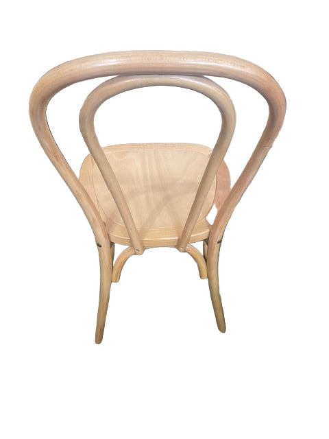 CRISTO STACKABLE BENTWOOD DINING CHAIR NATURAL - CLEARANCE