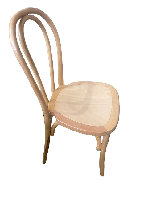 CRISTO STACKABLE BENTWOOD DINING CHAIR NATURAL - CLEARANCE