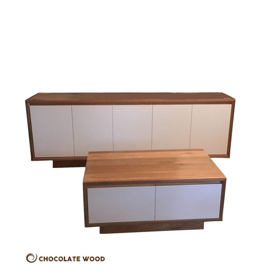 BLOOMFIELD SPOTTED GUM BUFFET - AUSTRALIAN CUSTOM MADE - MyChocolateWood