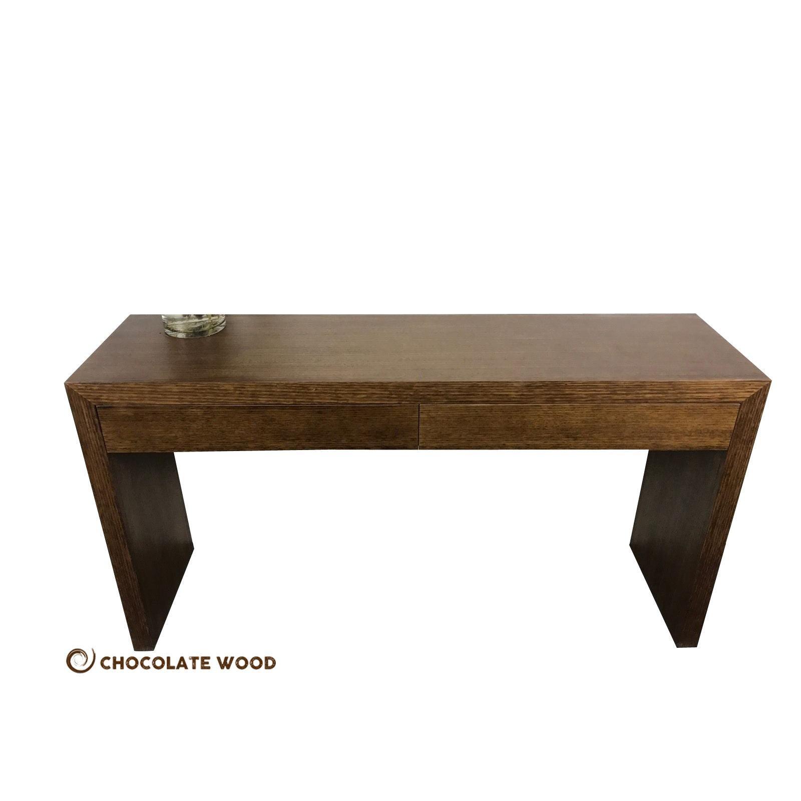 BELFAST CUSTOM MADE TASSIE OAK HALL TABLE/CONSOLE TABLE - MyChocolateWood