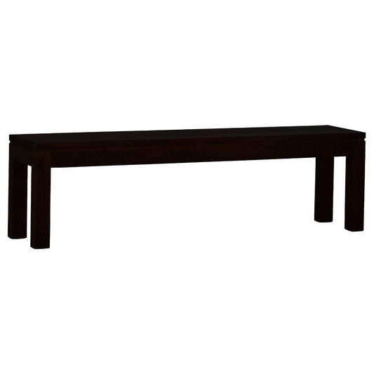 TANAKA SOLID TIMBER MAHOGANY BENCH 150CM IN CHOCOLATE - MyChocolateWood