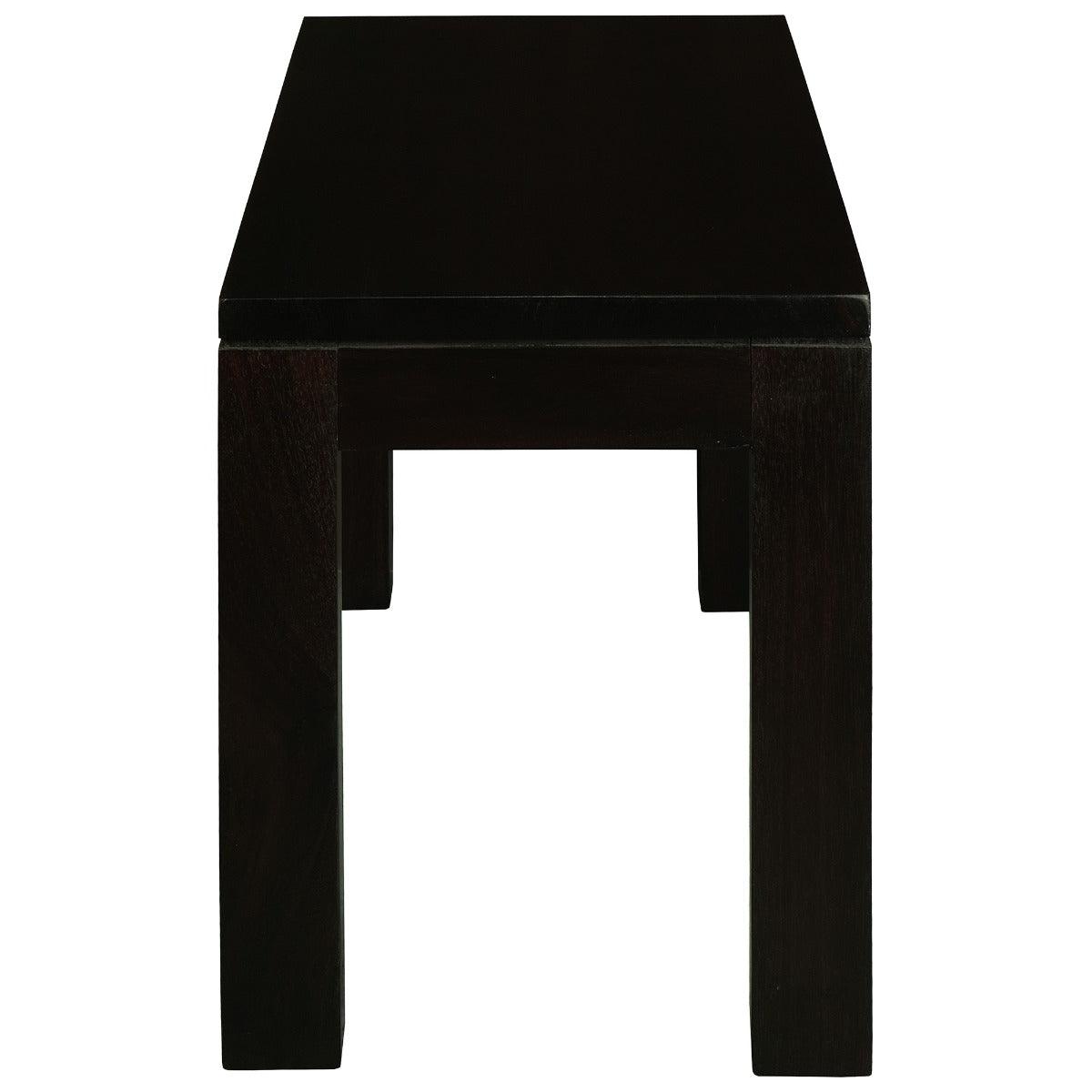 TANAKA SOLID TIMBER MAHOAGNY BENCH 90CM IN CHOCOLATE - MyChocolateWood