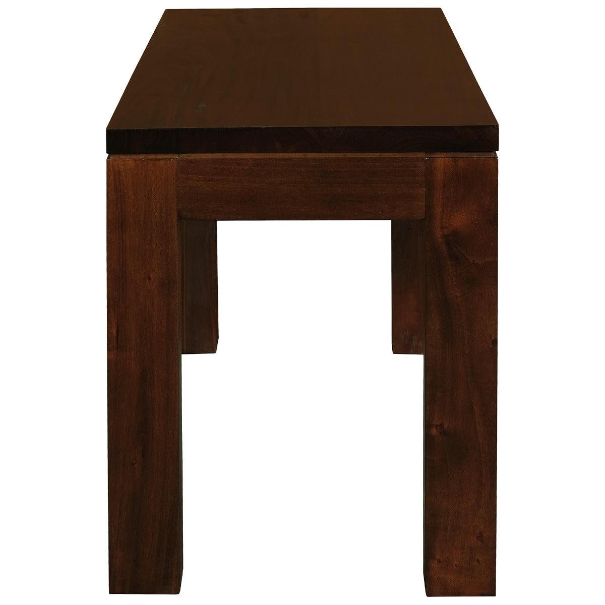 TANAKA SOLID TIMBER MAHOAGNY BENCH 90CM IN MAHOGANY - MyChocolateWood