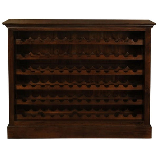 PEGASUS SOLID MAHOGANY TIMBER 78 BOTTLE WINERACK - MAHOGANY - MyChocolateWood