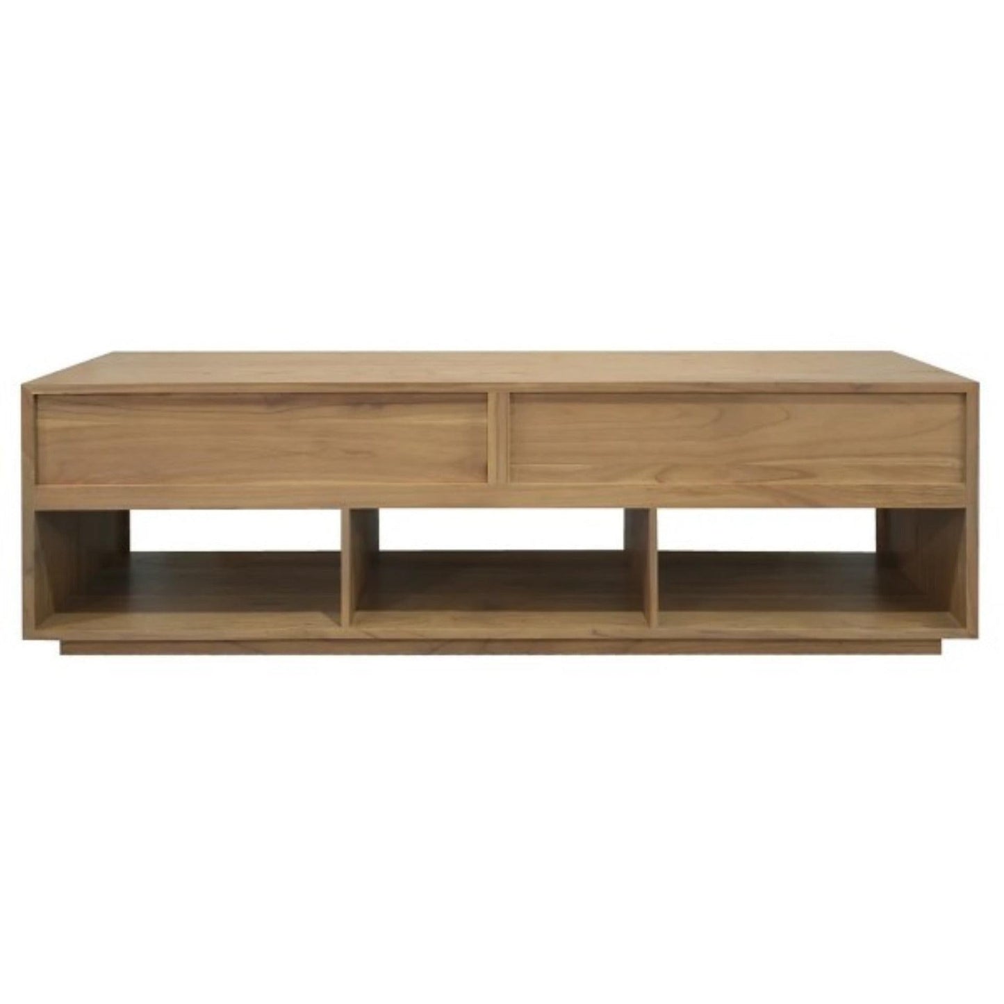 CARDEW SOLID WHITE CEDAR TIMBER 3 DRAWERS 180CM TV UNIT IN NATURAL - MyChocolateWood