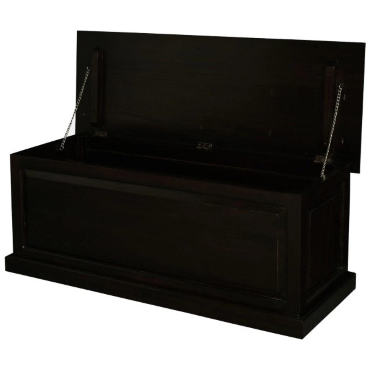NORA 4 PIECE SOLID MAHOGANY TIMBER BLANKET BOX SET, CHOCOLATE - MyChocolateWood