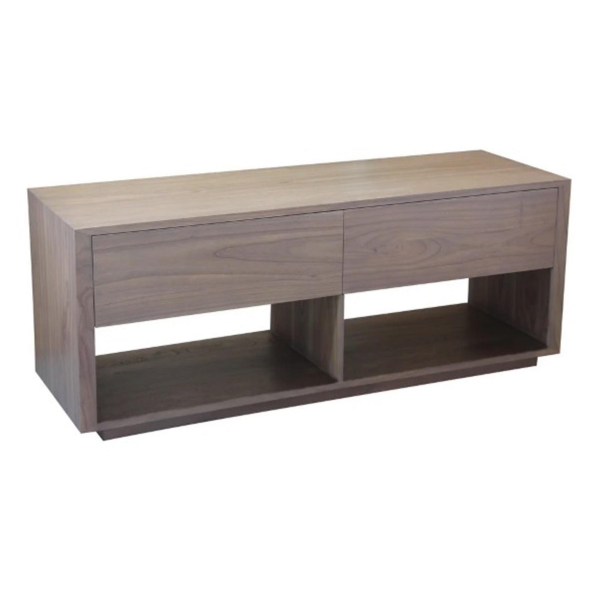 CARDEW SOLID WHITE CEDAR TIMBER 2 DRAWERS 140CM TV UNIT IN LATTE - MyChocolateWood
