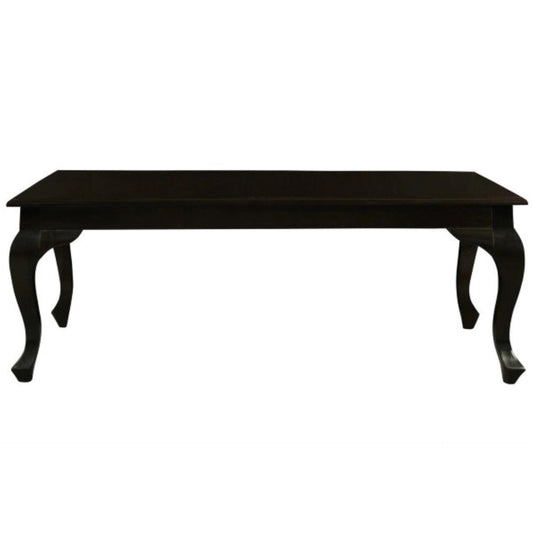 STEWART QUEEN ANN STYLE SOLID MAHOGANY COFFEE TABLE IN CHOCOLATE COLOUR 120CM - MyChocolateWood