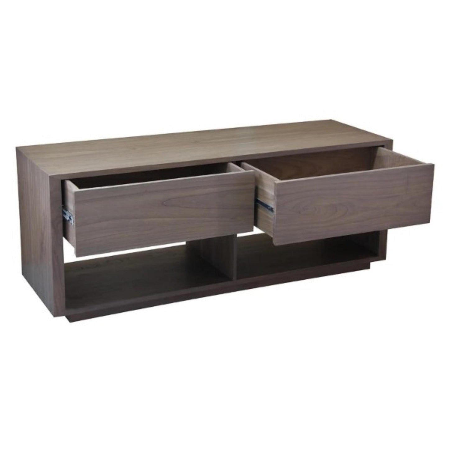 CARDEW SOLID WHITE CEDAR TIMBER 2 DRAWERS 140CM TV UNIT IN LATTE - MyChocolateWood