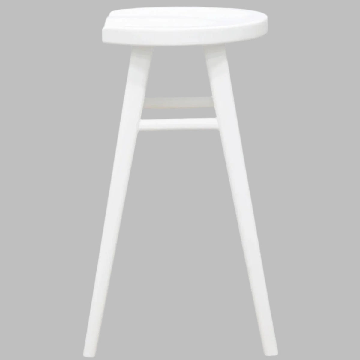 BERONA SOLID MAHOGANY COUNTER STOOL WHITE - MyChocolateWood