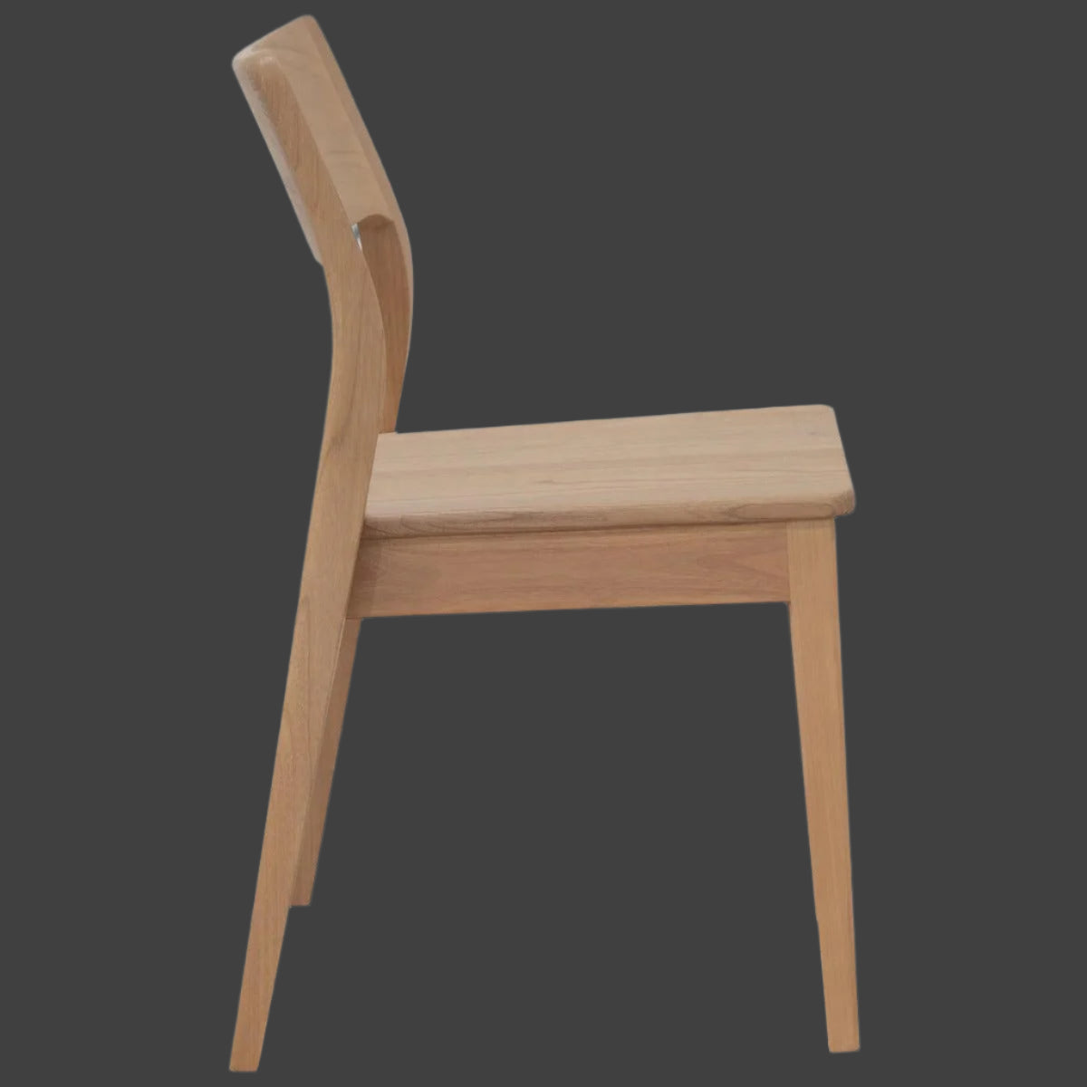 PROVIDENCE SOLID OAK DINING CHAIRS IN NATURAL SET OF 2 - MyChocolateWood