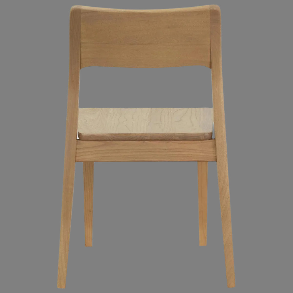 PROVIDENCE SOLID OAK DINING CHAIRS IN NATURAL SET OF 2 - MyChocolateWood